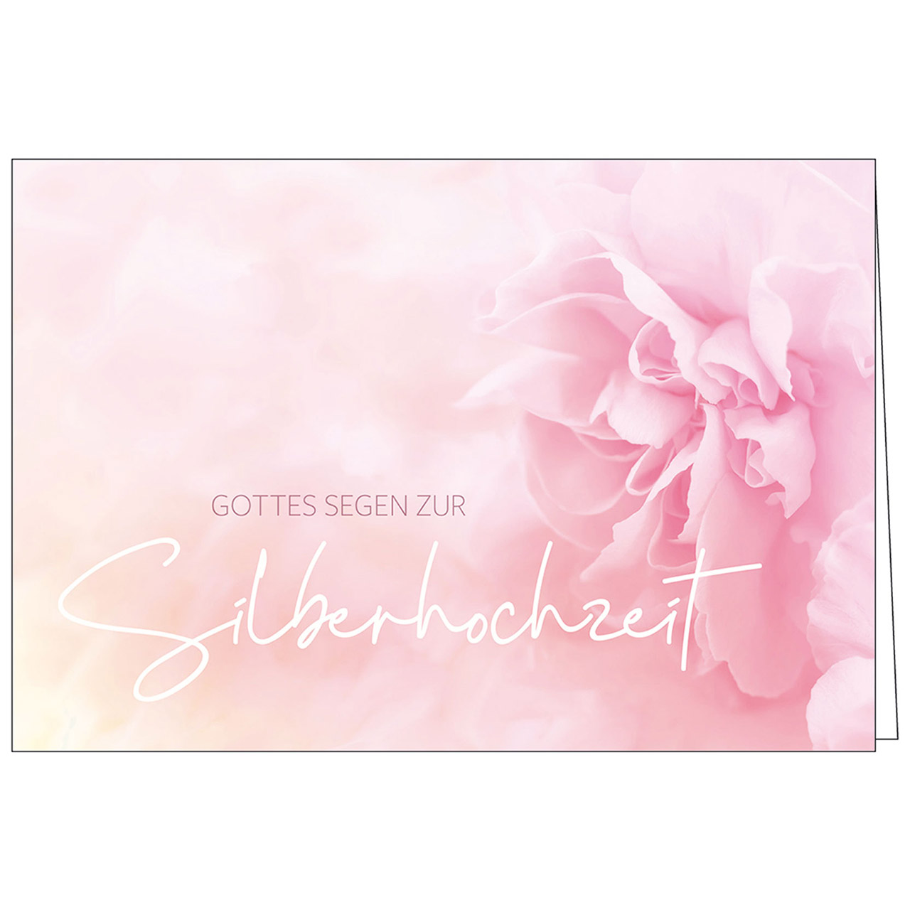 Doppelkarte - Gottes Segen zur Silberhochzeit Doppelkarte - Gottes Segen zur Silberhochzeit