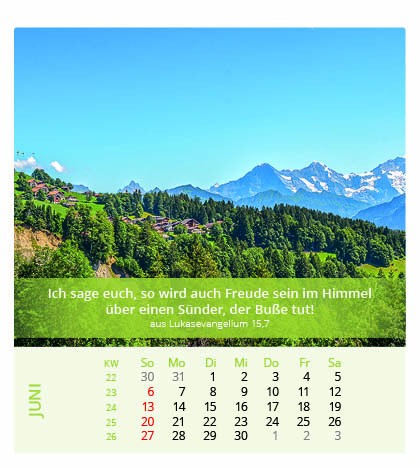 Ich bin der Herr, dein Gott - Tischkalender 2027