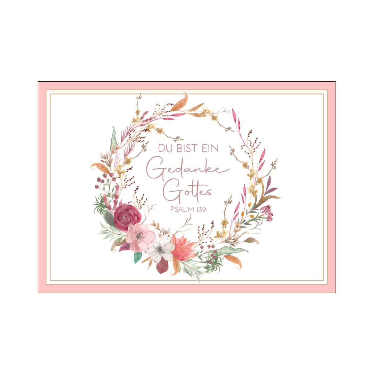 Postkarte - Gedanke Gottes Postkarte - Gedanke Gottes
