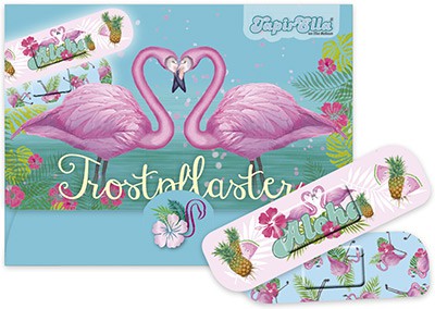 Pflaster-Briefchen - Trostpflaster - Flamingos