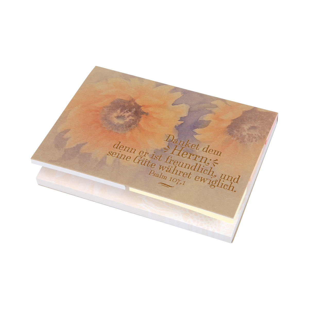 Haftnotizen-Set-ECO-Sonnenblume-Praisent-Schreibwaren-Haftnotizen-Set-ECO-Sonnenblume-4118-1 Haftnotizen-Set ECO Sonnenblume