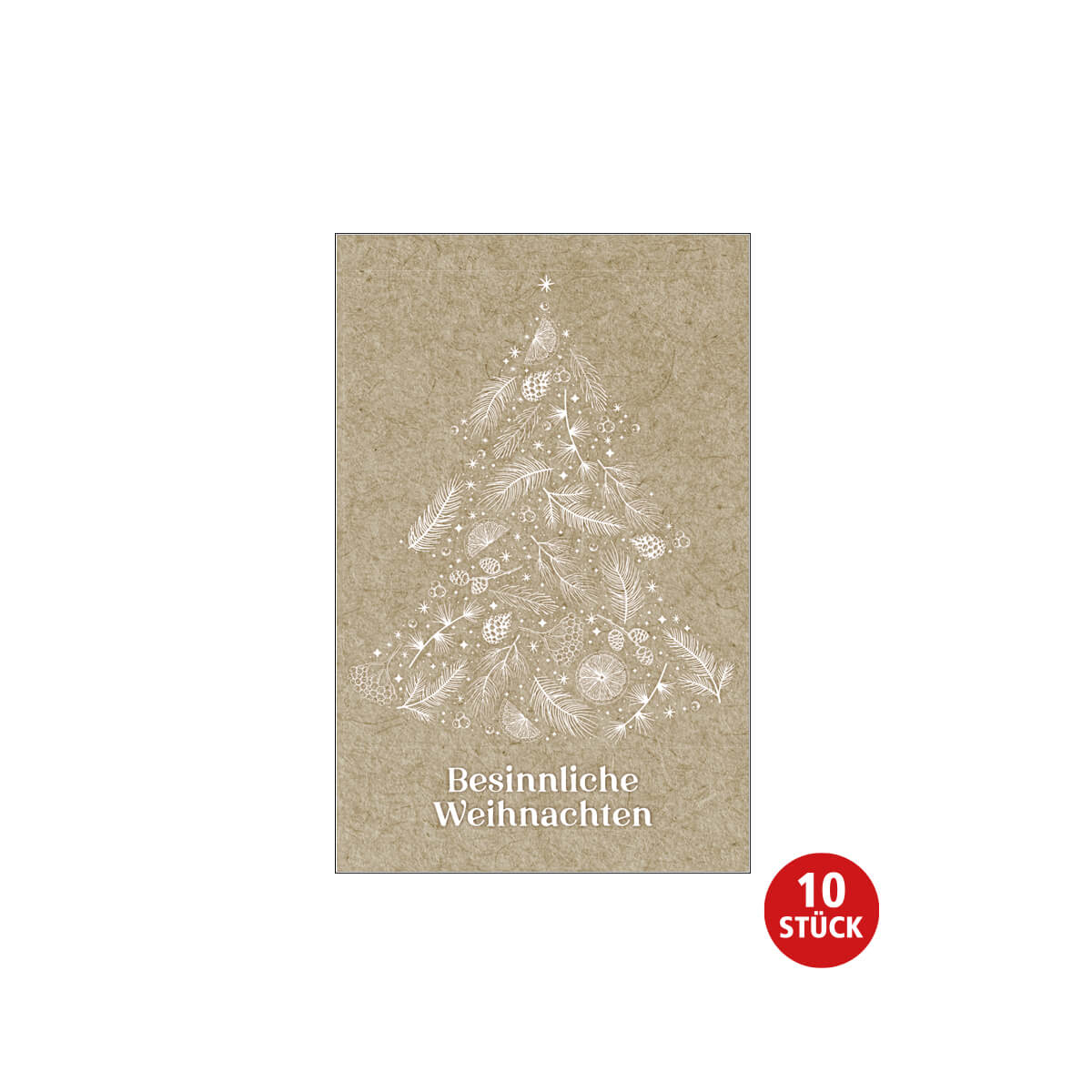 Mini-Karten - Besinnliche Weihnachten 10er Pack Mini-Karten - Besinnliche Weihnachten 10er Pack