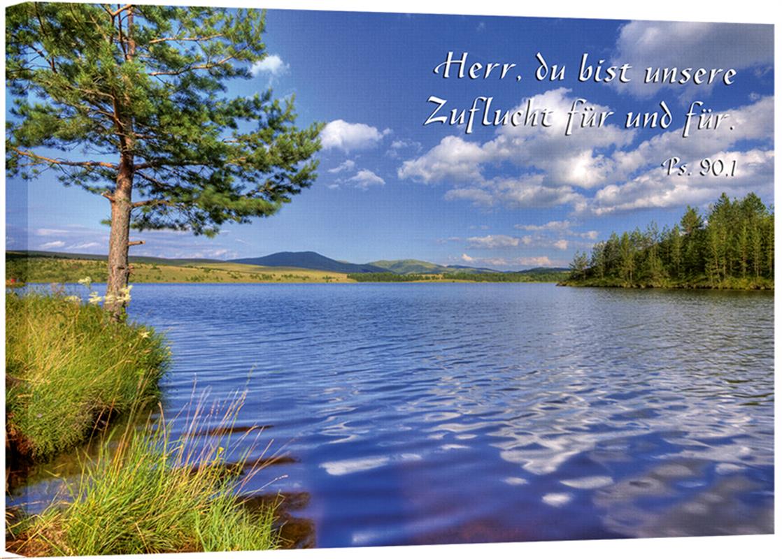 Leinwand - Blauer See Leinwand - Blauer See