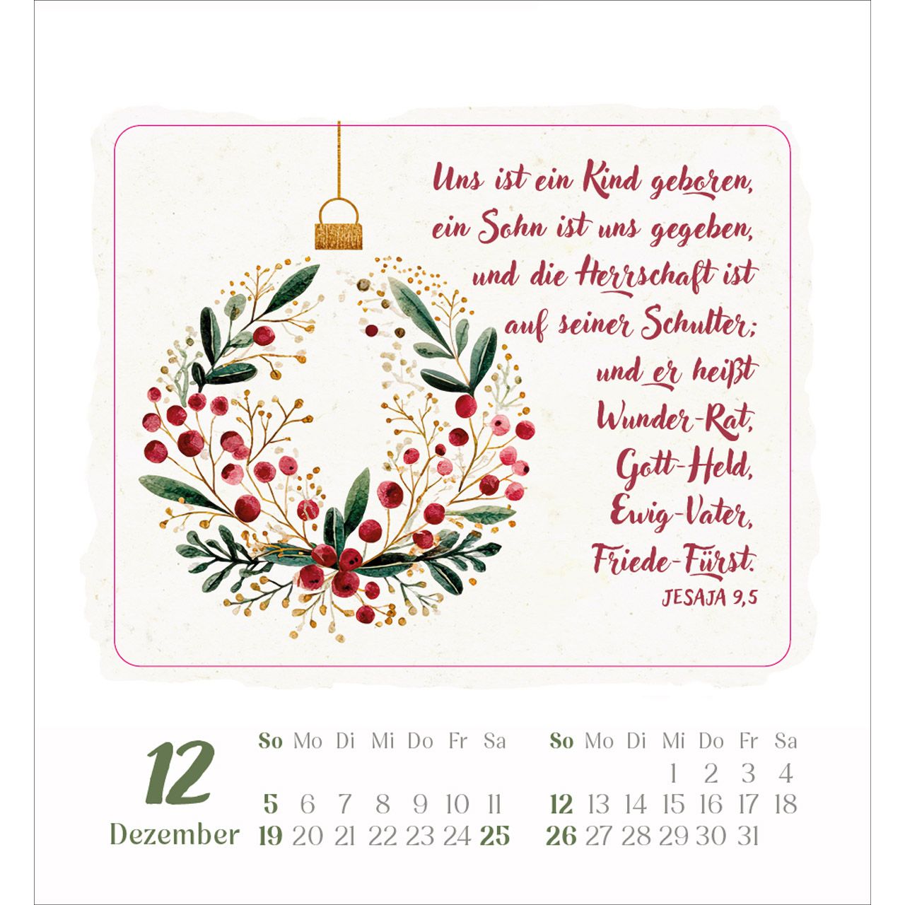 Minikalender - Kleine Freude im Herzen 2027