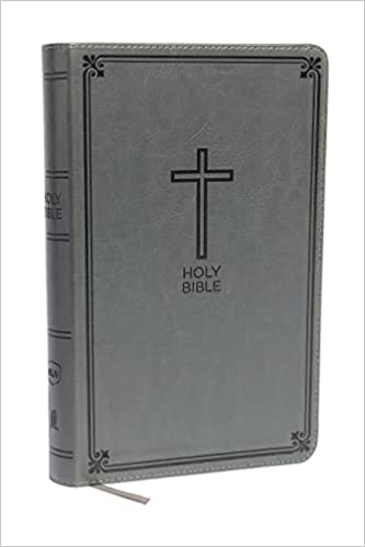 NKJV deluxe gift bible gray leatherlook NKJV deluxe gift bible gray leatherlook