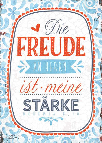 Postkarte-Die-Freude-am-Herrn-1208 Postkarte - Die Freude am Herrn