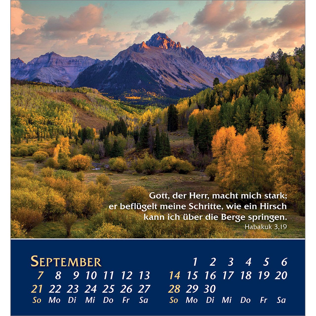 Aufstellkalender - Aus der Stille leben 2025