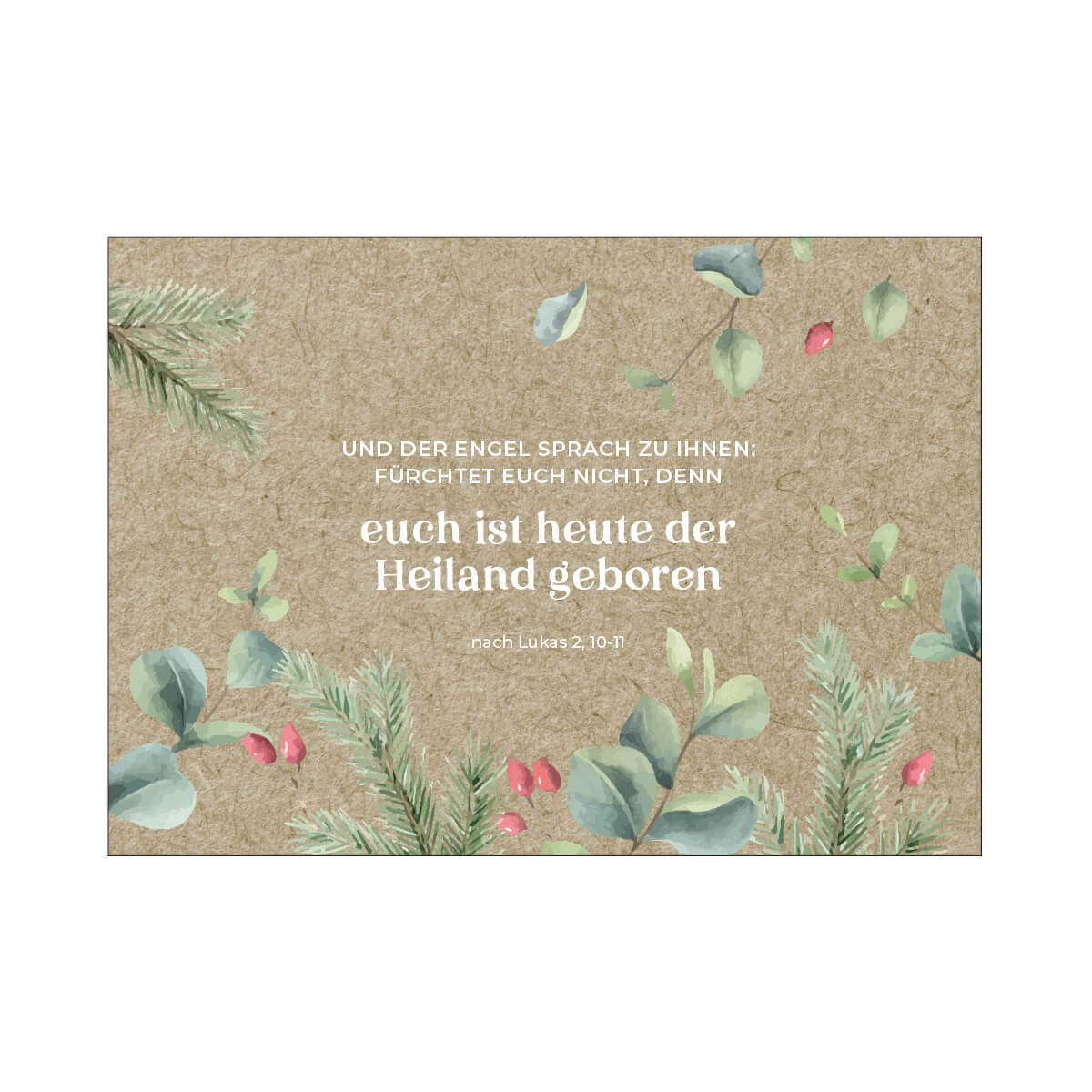 Postkarte - und der Engel sprach Postkarte - und der Engel sprach