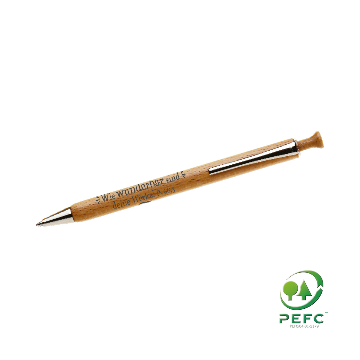 Holzkugelschreiber-ECO-Praisent-Kugelschreiber-Holzkugelschreiber-Eco-Oekostift-4566 Holzkugelschreiber ECO