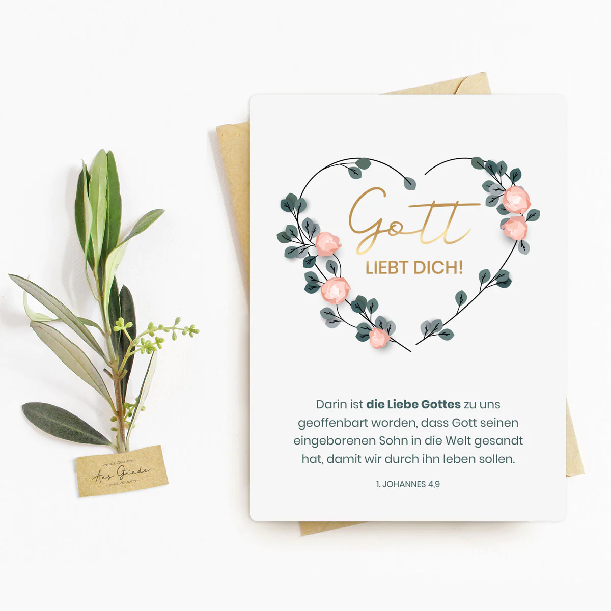 Postkarte - Gott liebt dich Postkarte - Gott liebt dich