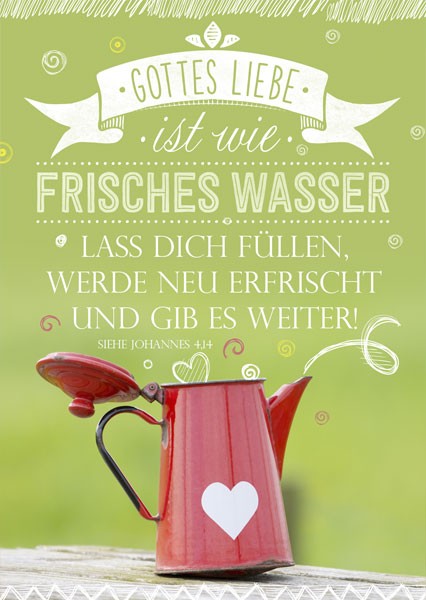 Postkarte-Frisches-Wasser-9056_2 Postkarte - Frisches Wasser