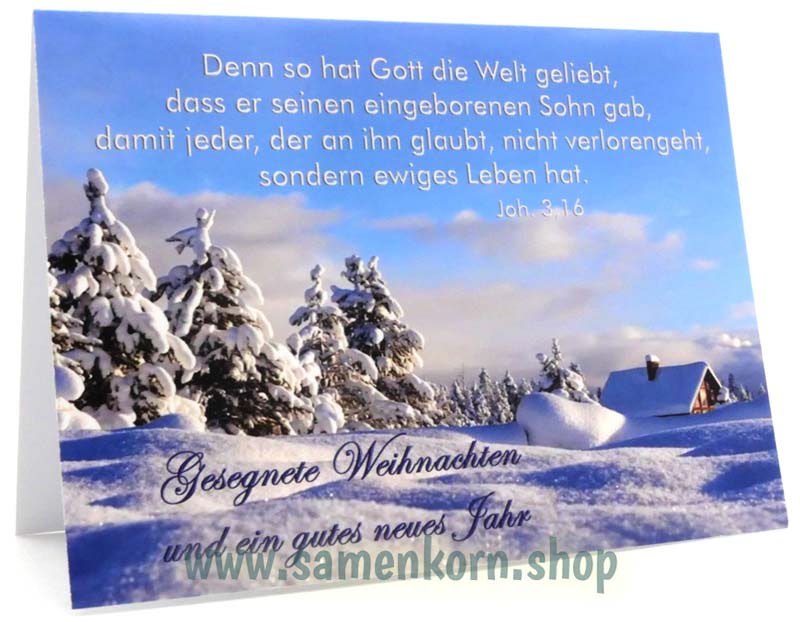 Doppelkarten "Winterlandschaft"
