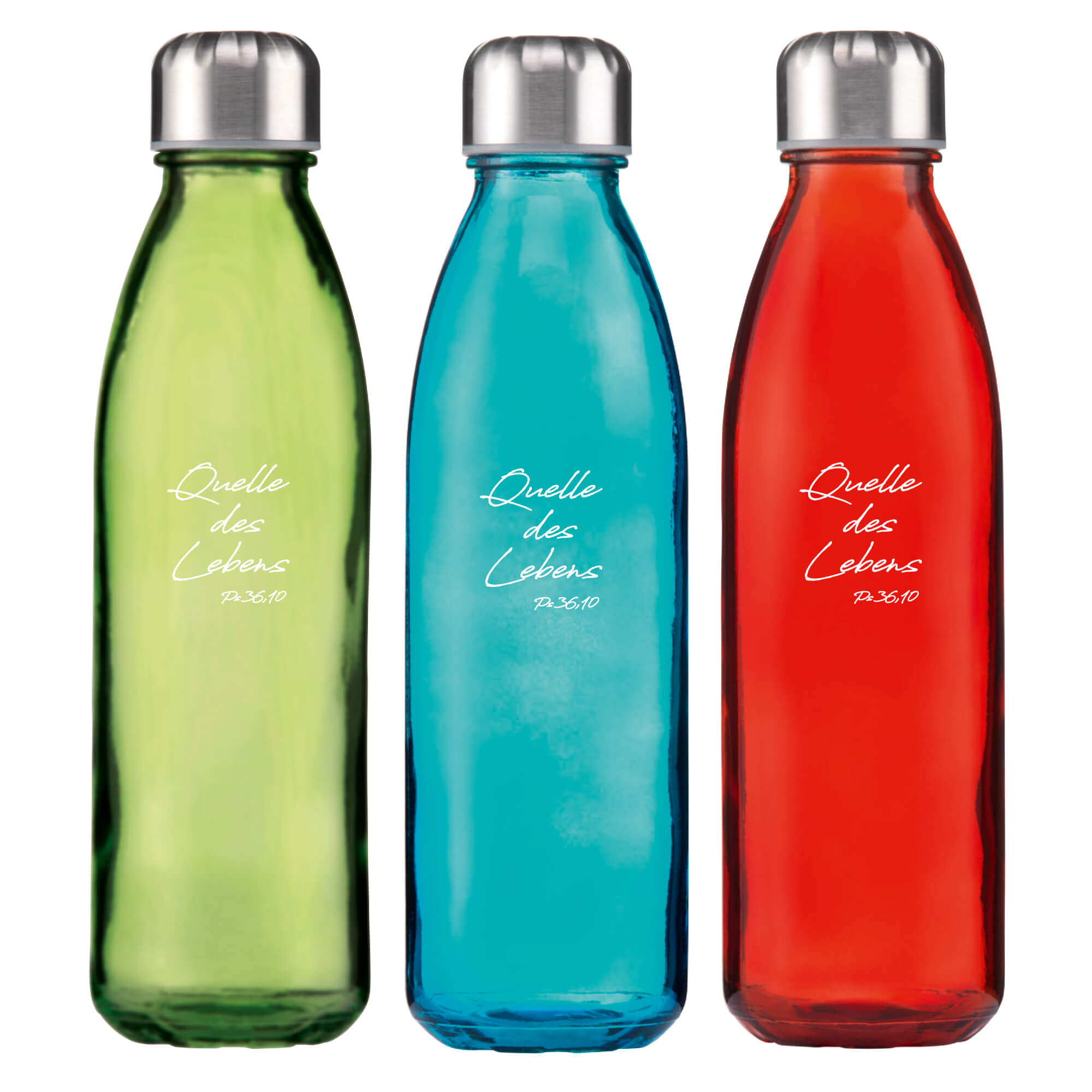 Glas-Trinkflasche - Quelle