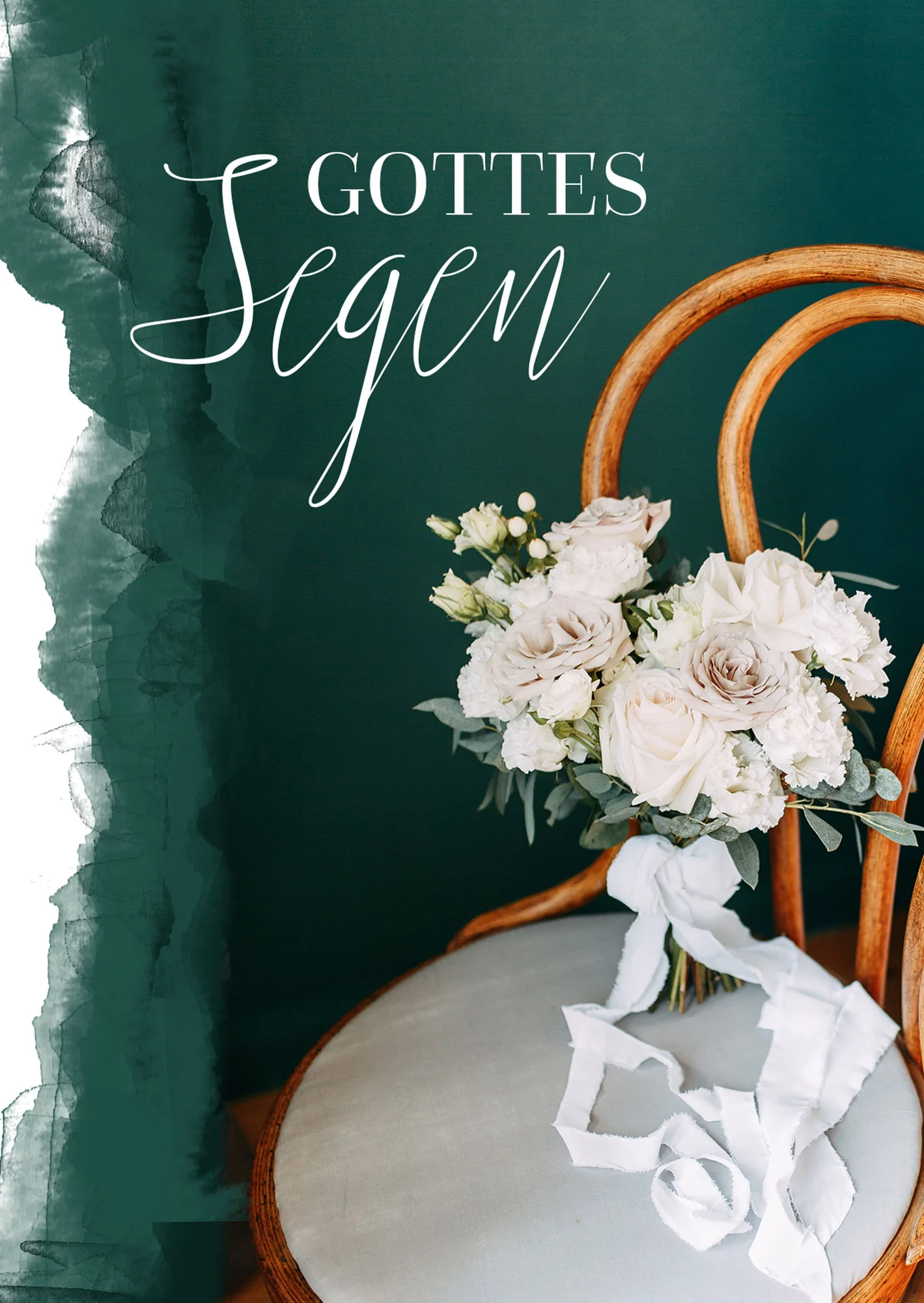Hochzeitskarte - Gottes Segen Hochzeitskarte - Gottes Segen