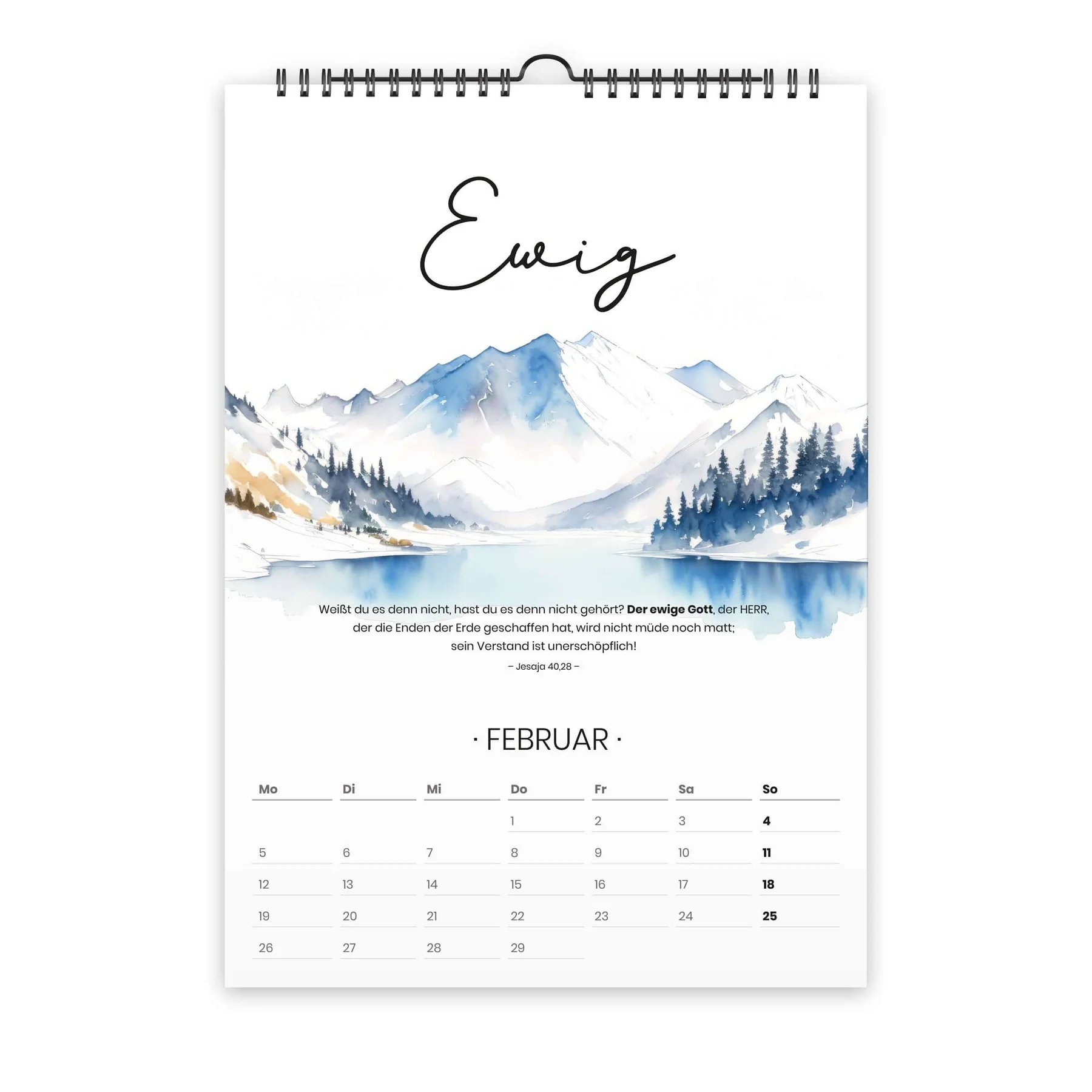Kalender "Gottes Wesen" 2027 - A3