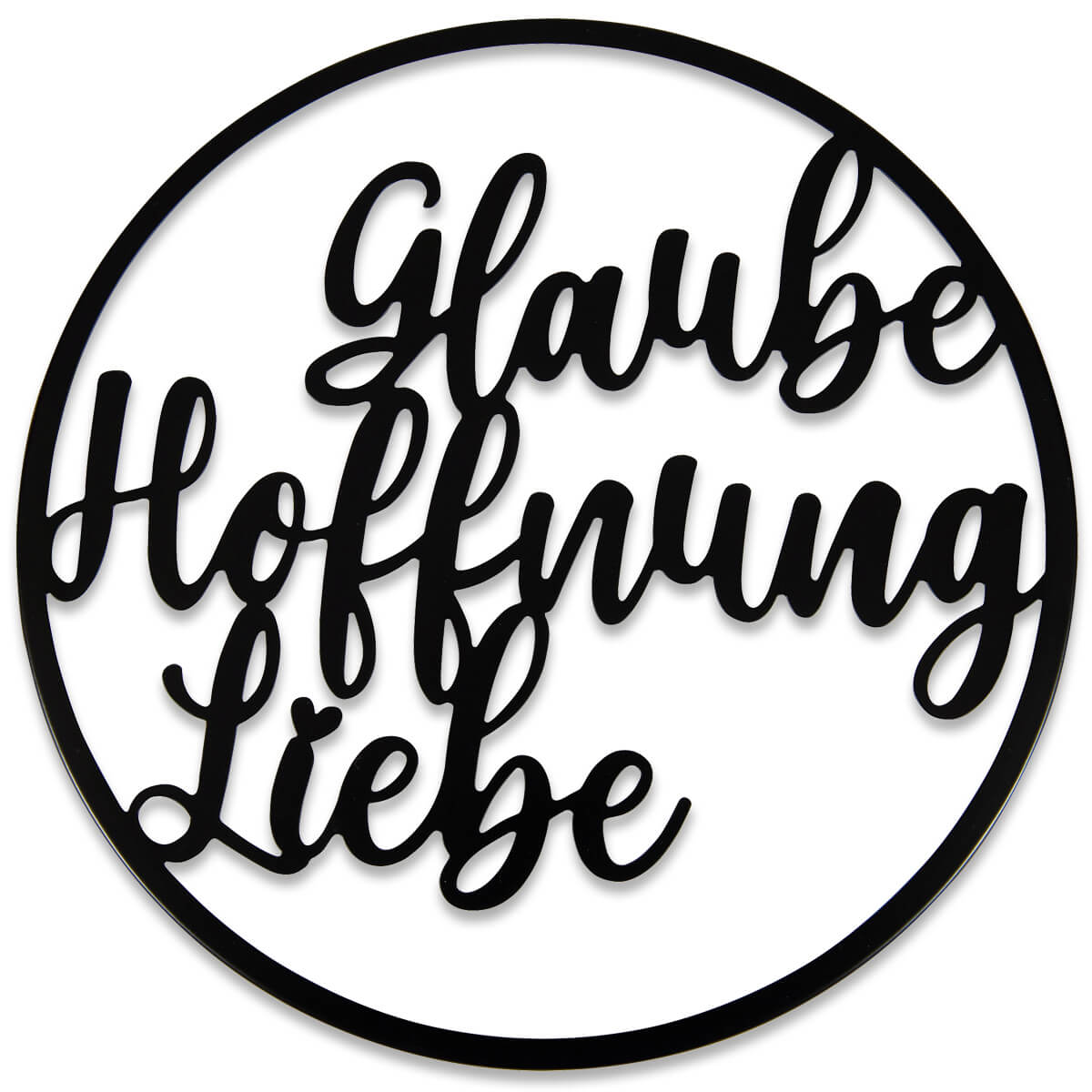 Wanddeko - Glaube Hoffnung Liebe Wanddeko - Glaube Hoffnung Liebe