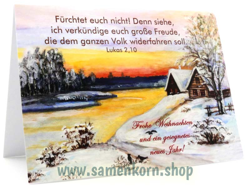 Doppelkarten "Winterlandschaft"