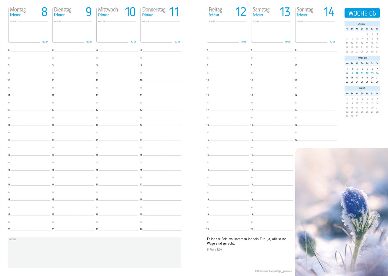 Agenda - Für jeden Tag 2027
