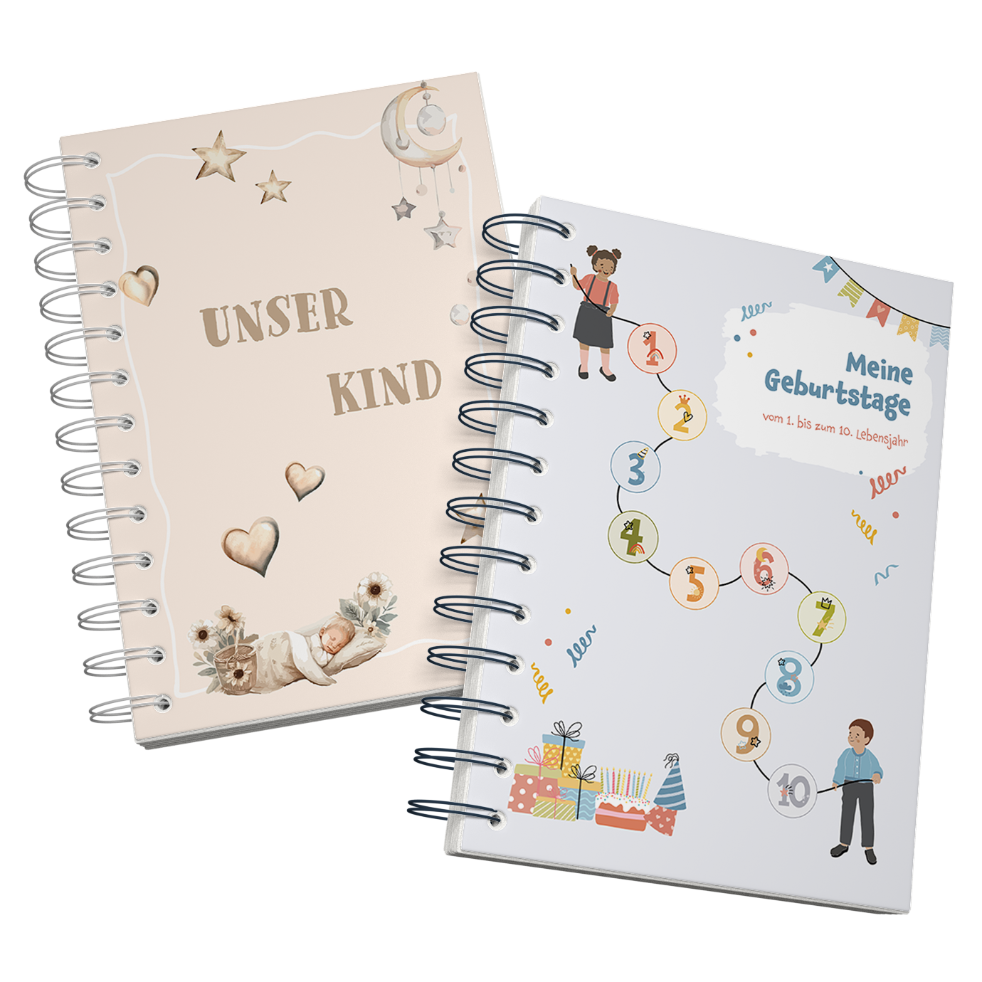 Meine Geburtstage und Unser Kind - 2 Fotobücher im Set