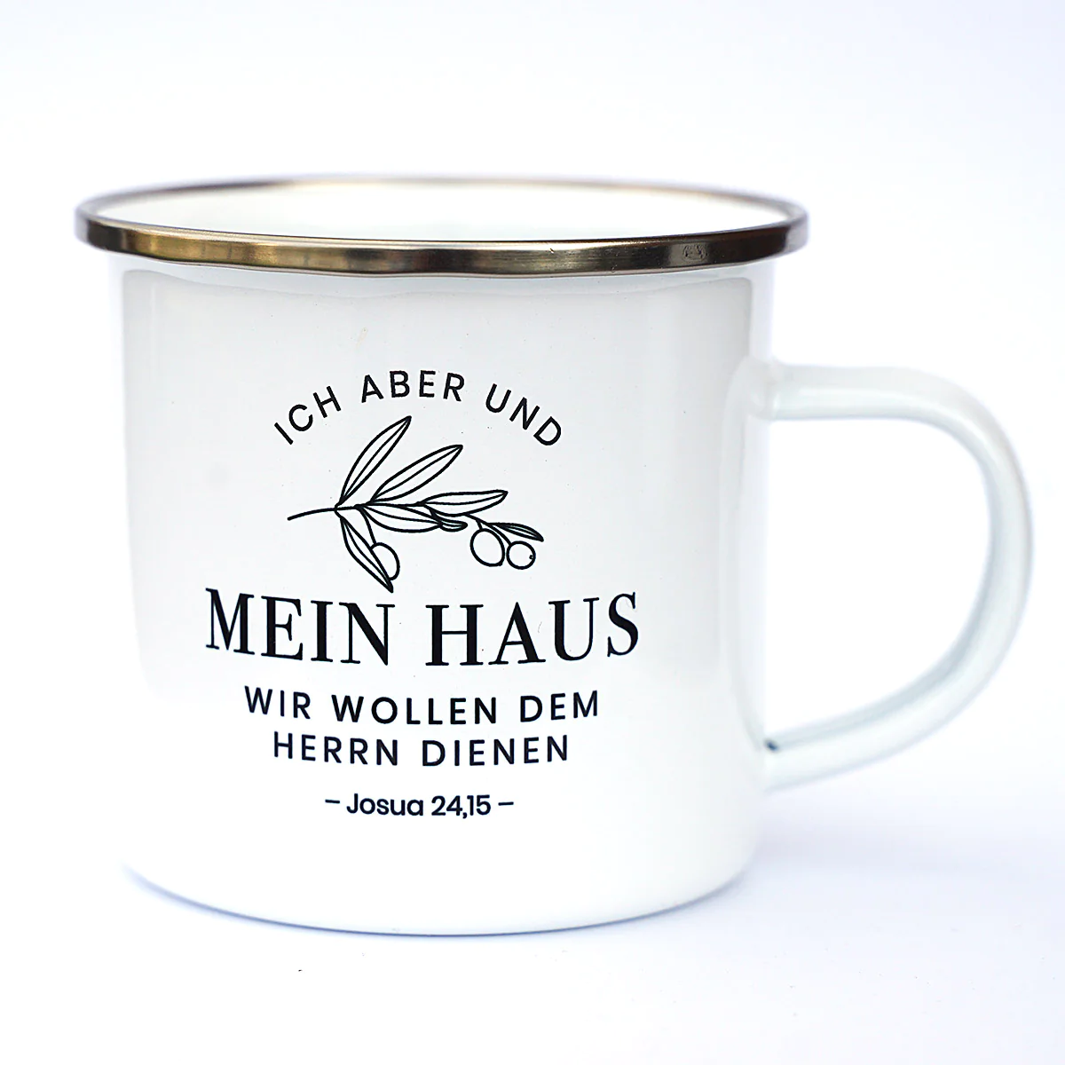 Emaille Tasse - Mein Haus Emaille Tasse - Mein Haus
