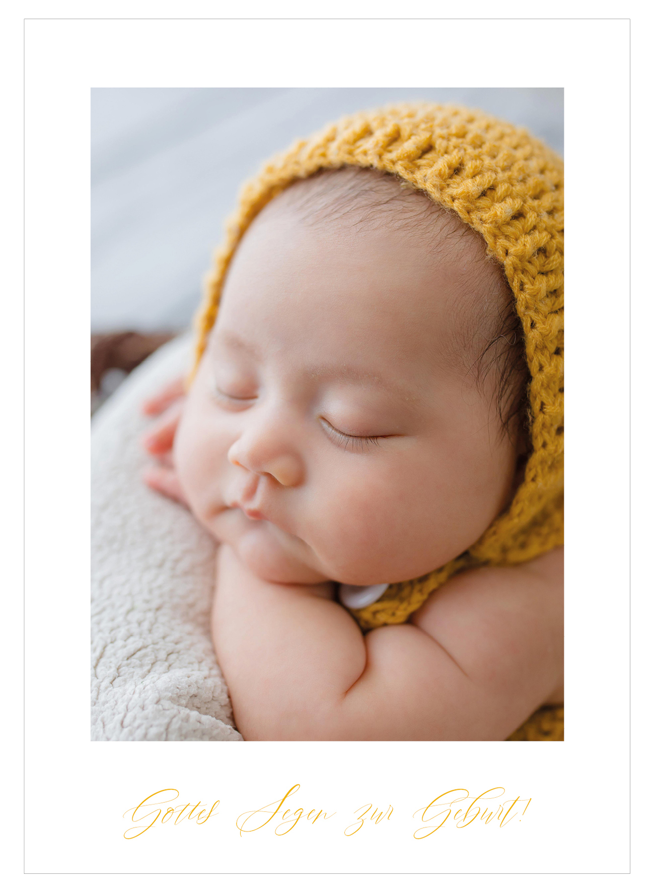 Postkarte (Baby) - Gottes Segen zur Geburt