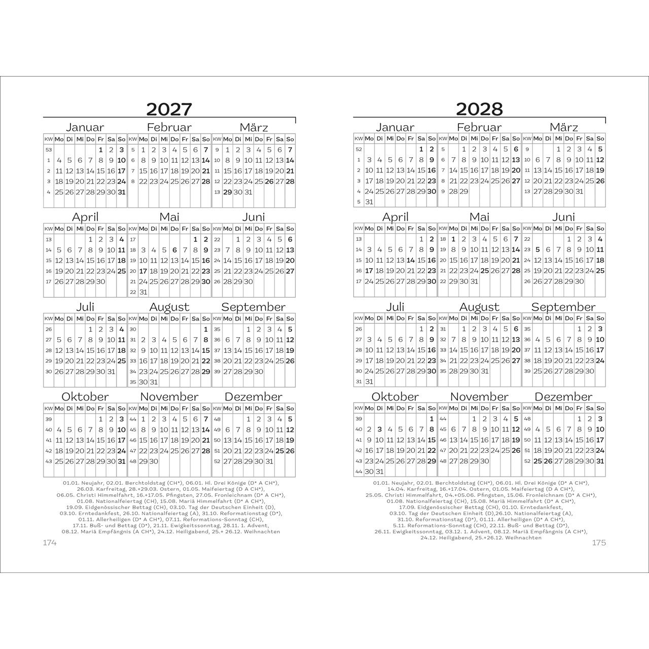 Notice-Terminkalender - Er ist immer bei mir 2027