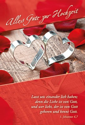 Faltkarte - Alles Gute zur Hochzeit