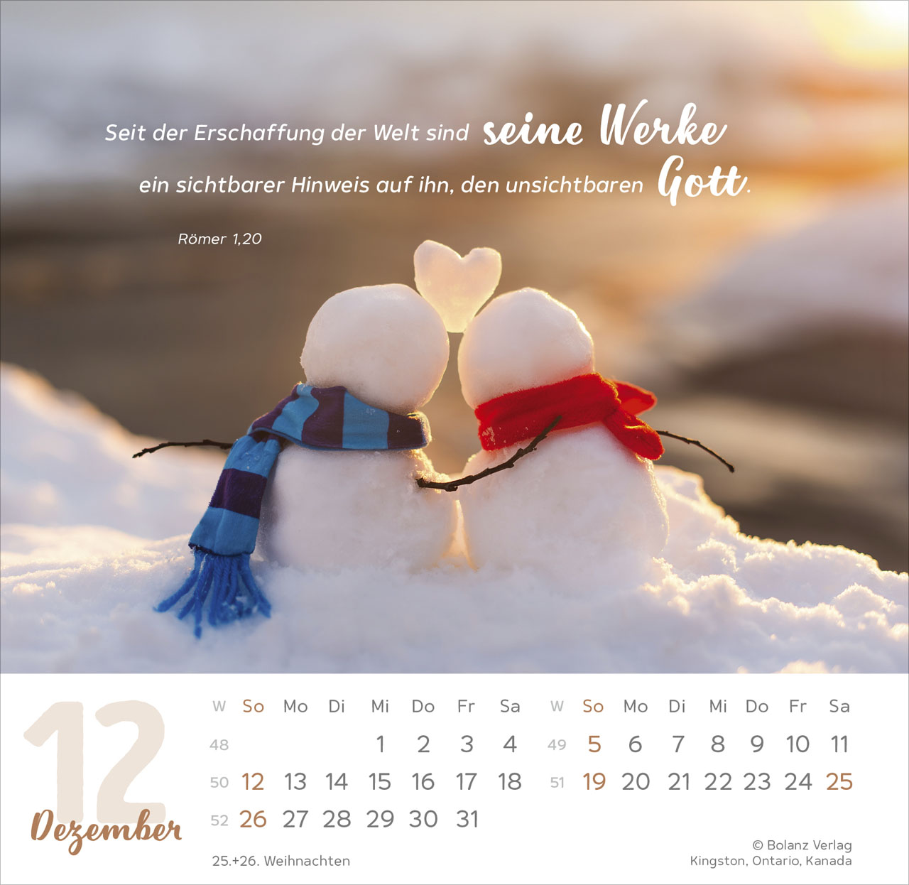Tischkalender - Meine Zeit 2027