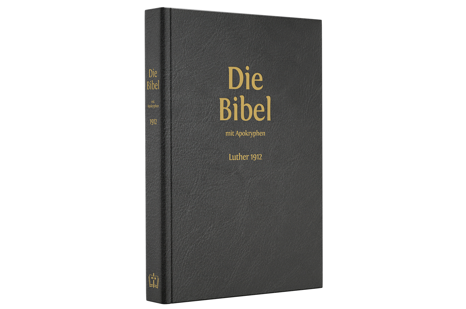Die Bibel Luther 1912  mit Apokryphen - Lederausgabe, Reißverschluss