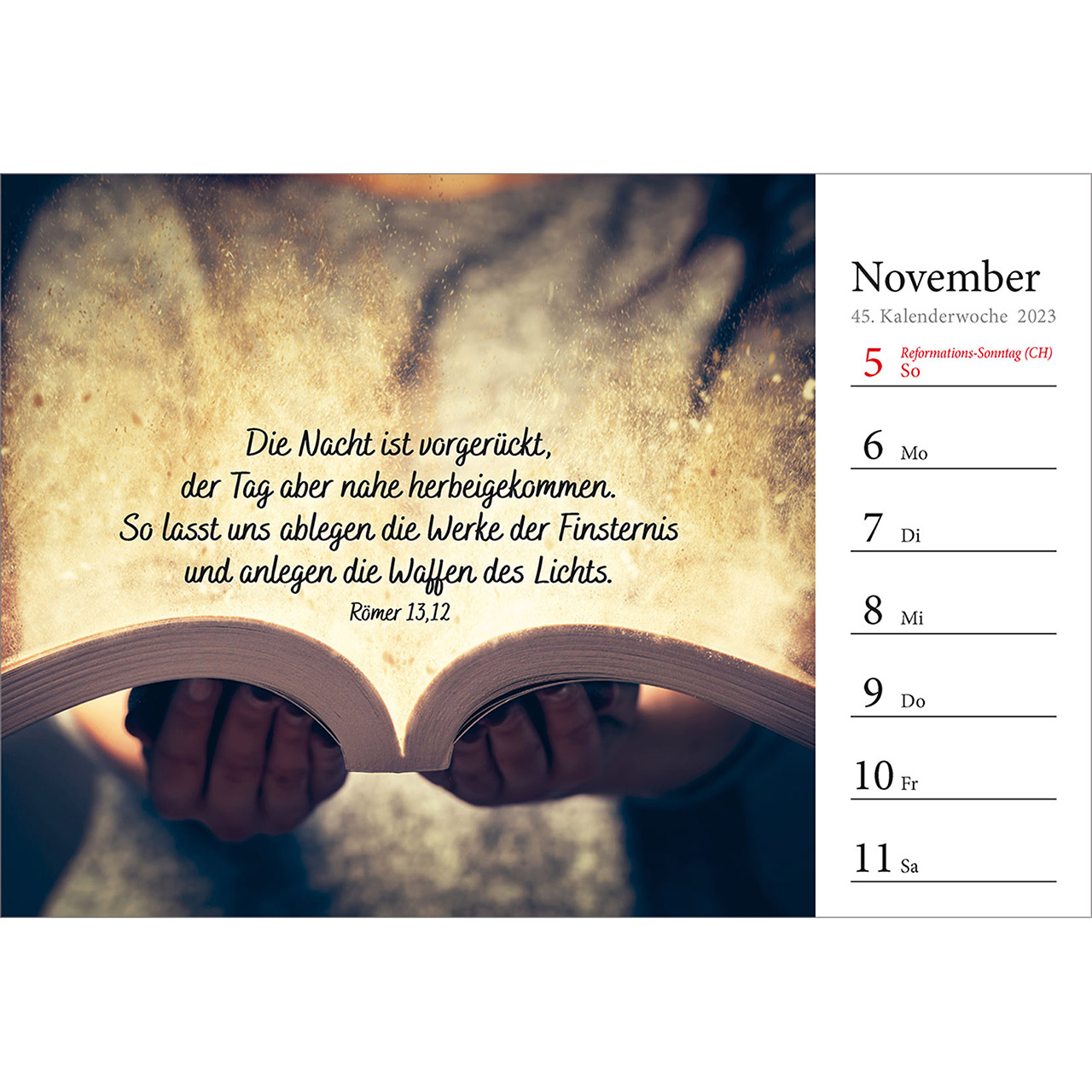 Aufstellkalender - In deine Hand stell ich den Tag 2023 Aufstellkalender - In deine Hand stell ich den Tag 2023