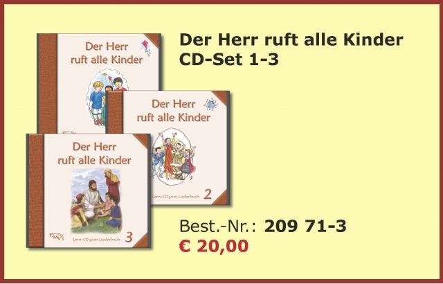 Der Herr ruft alle Kinder CD-Set 1-3