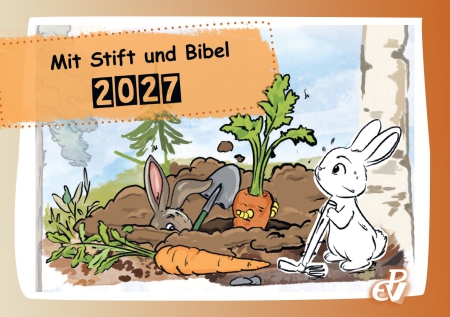 Kinder-Malkalender 2027 - Mit Stift und Bibel