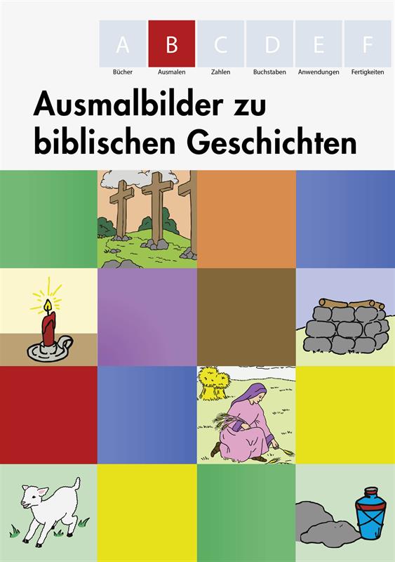 ABC-Serie-B___Biblische_Bilder_zum_Ausmalen_1 Ausmalbilder zu biblischen Geschichten - Heft B