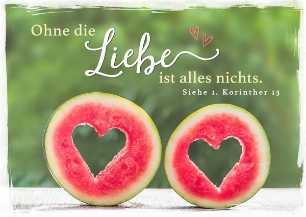 Postkarte-Ohne-die-Liebe-9287 Postkarte - Ohne die Liebe