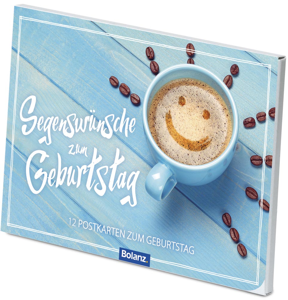 Postkartenbox Geburtstag Kaffeetasse Postkartenbox Geburtstag Kaffeetasse