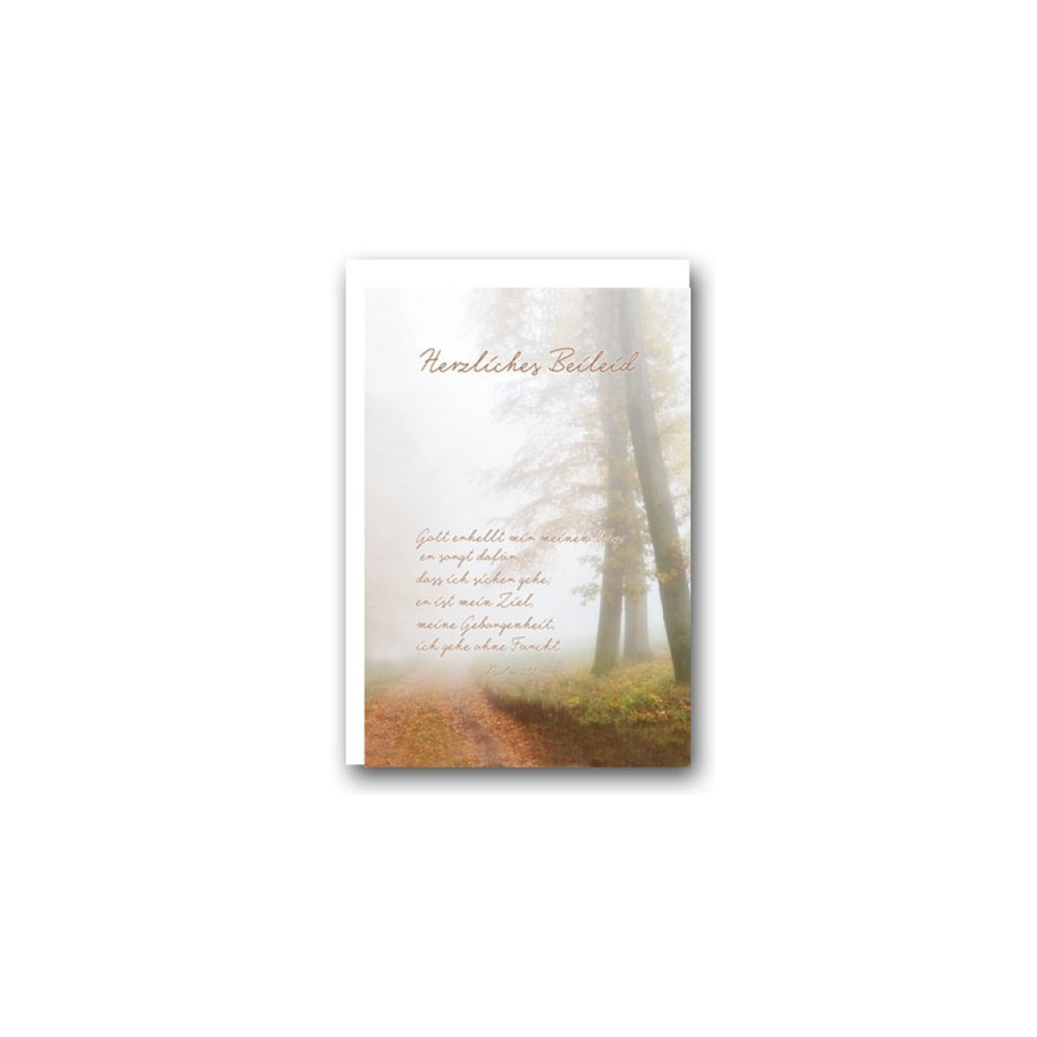 DK - Herzliches Beileid Psalm 27,1 DK - Herzliches Beileid Psalm 27,1