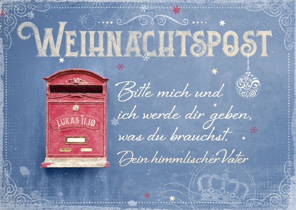 Postkarte - Weihnachtspost