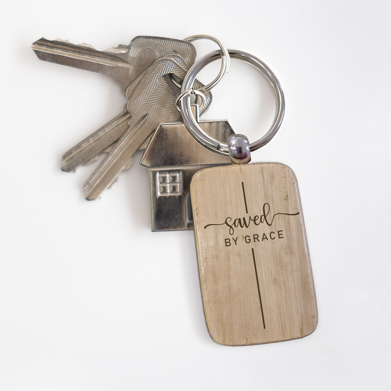 Schlüsselanhänger - saved by grace