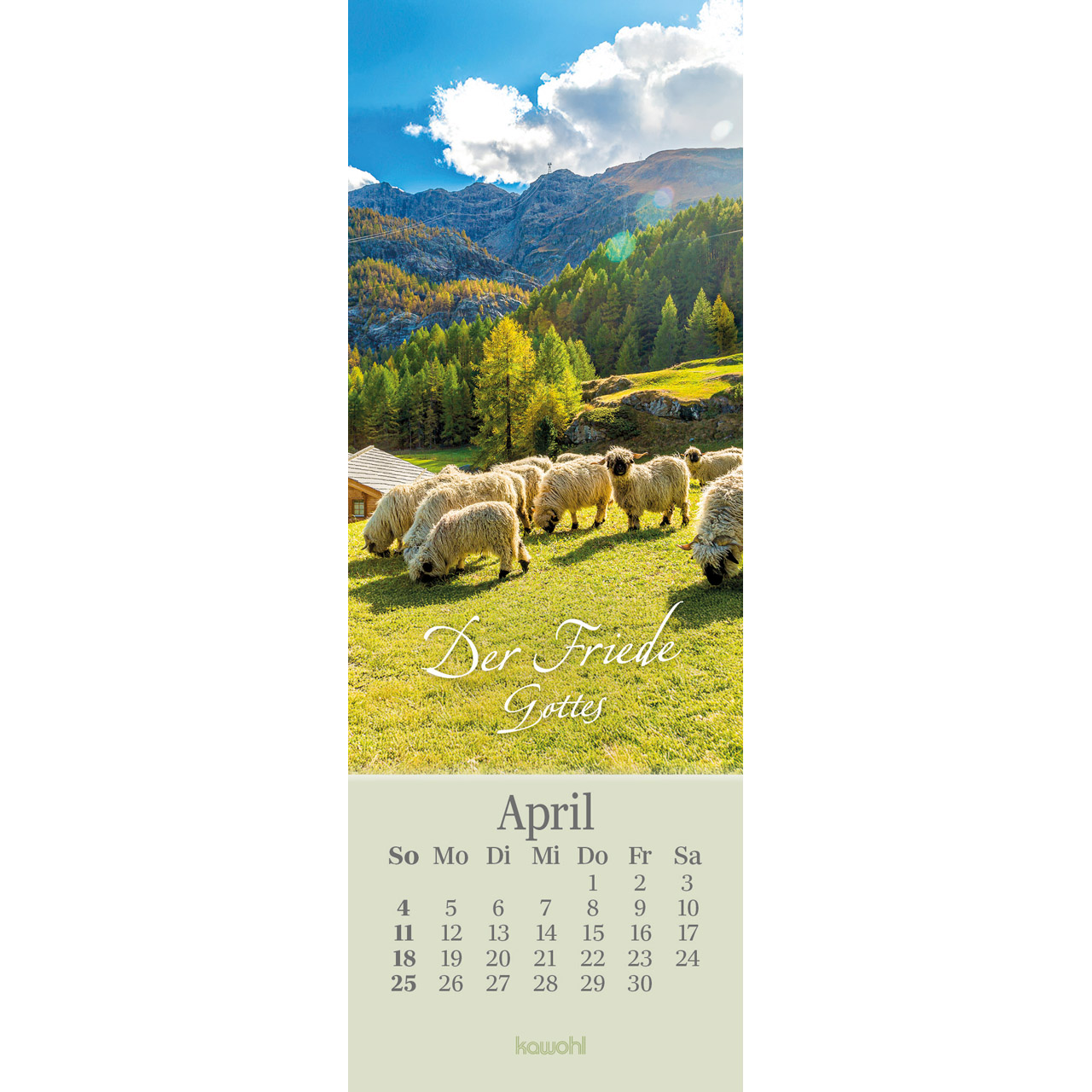 Lesezeichen-Kalender - Sei behütet jeden Tag 2027