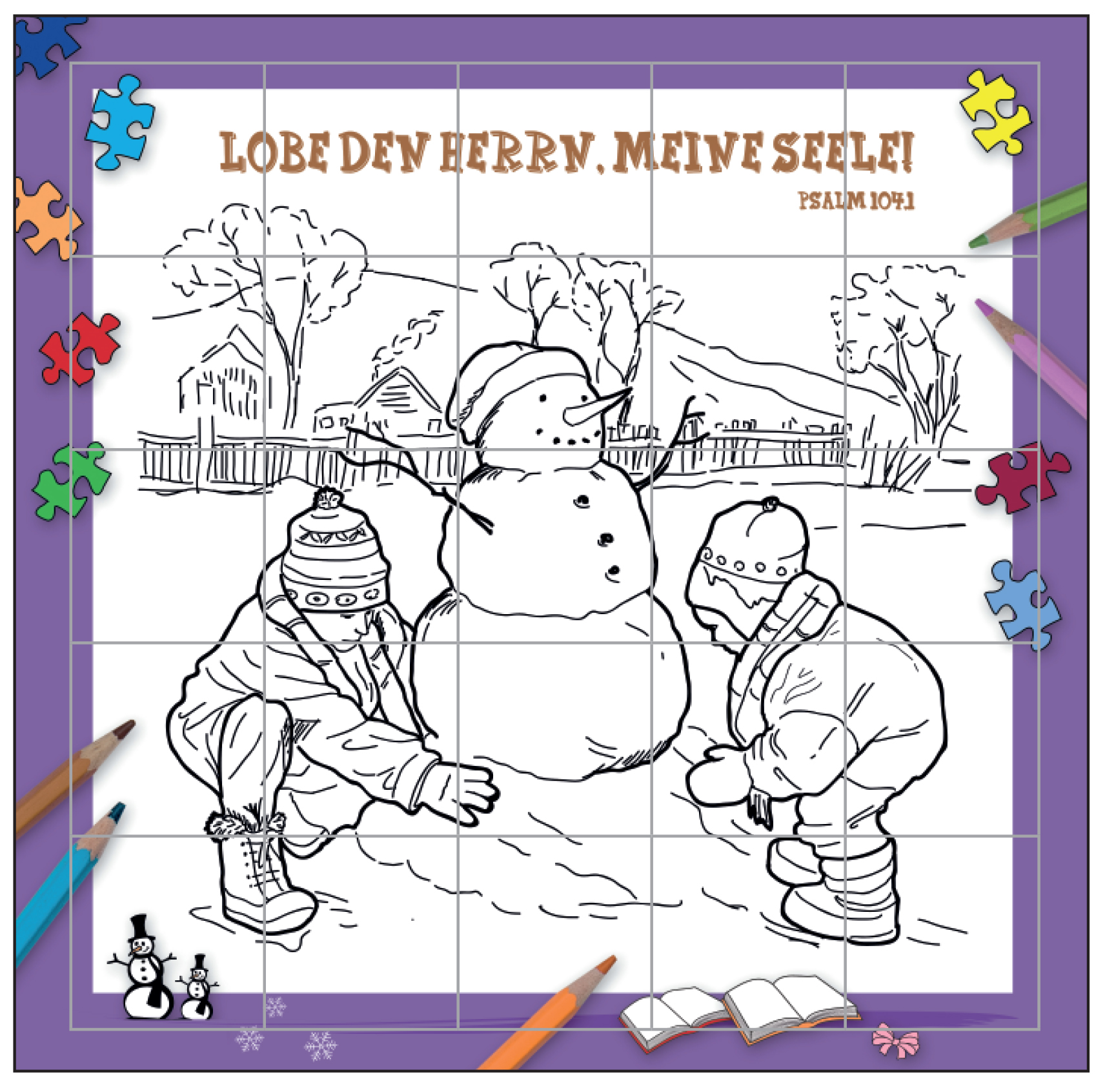 Rahmenpuzzle - Kinder