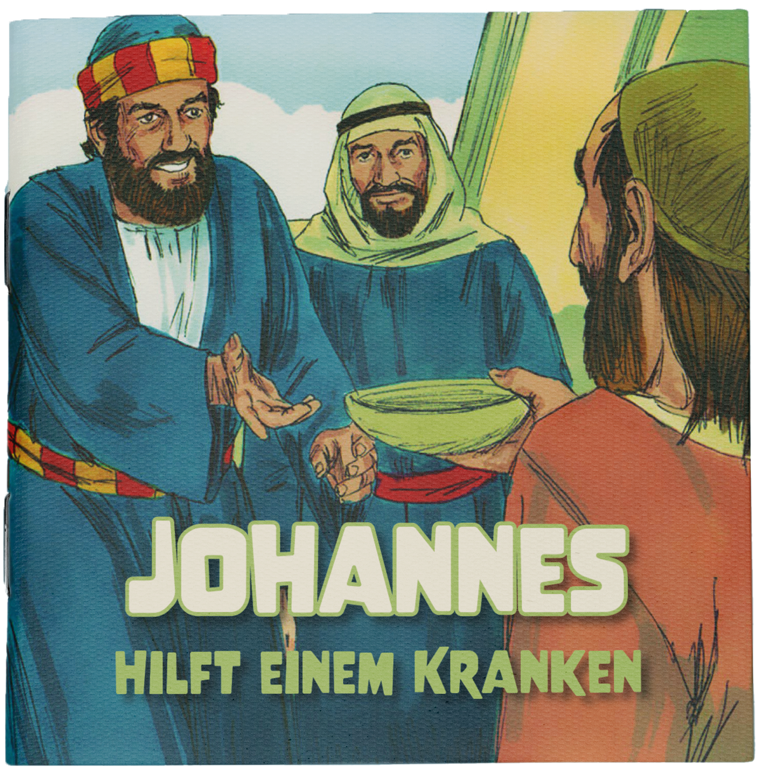 Johannes hilft einem Kranken