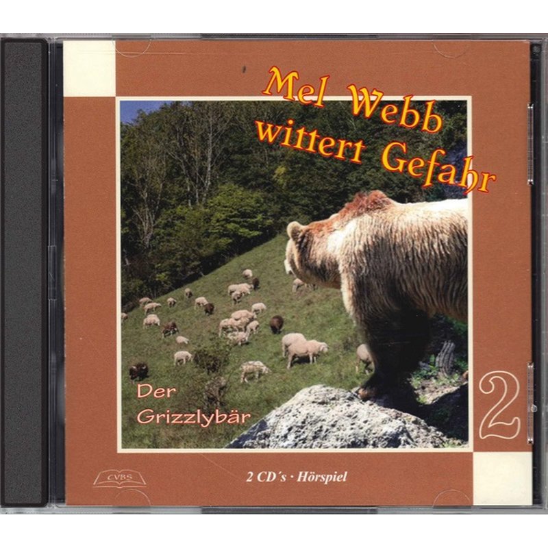 mel-webb-wittert-gefahr-der-grizzlybaer-audio-2-cds Mel Webb wittert Gefahr - Der Grizzlybär / Hörspiel CD