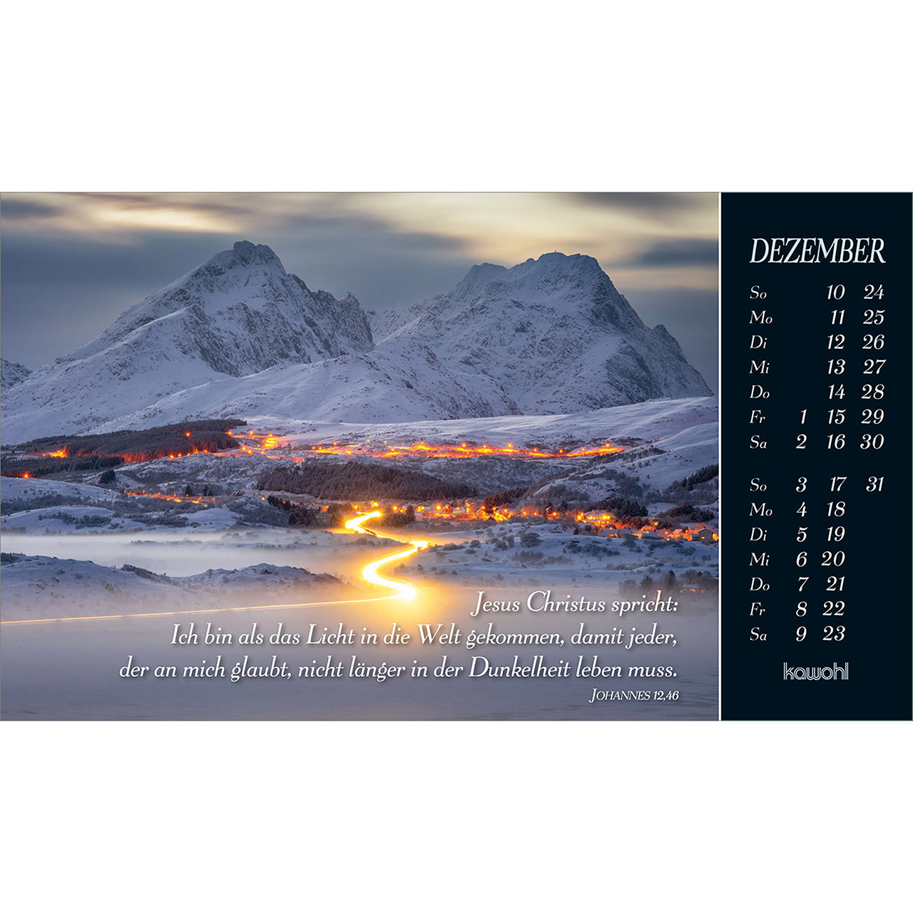 Aufstellkalender - Sehnsucht nach Unendlichkeit 2023 Aufstellkalender - Sehnsucht nach Unendlichkeit 2023