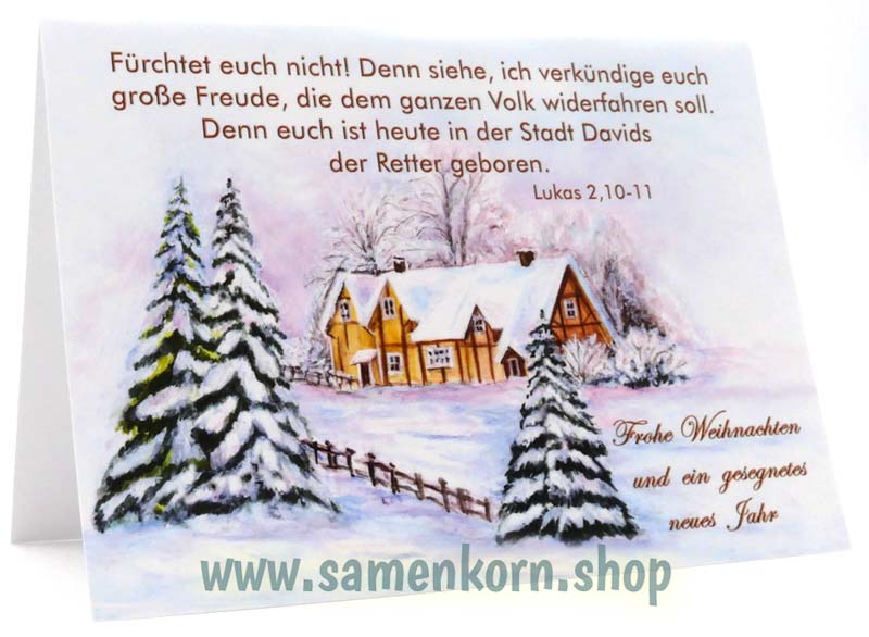Doppelkarten "Winterlandschaft"