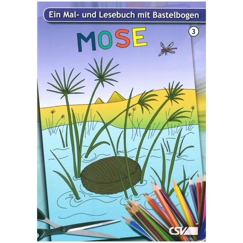 Malbuch - Mose Malbuch - Mose