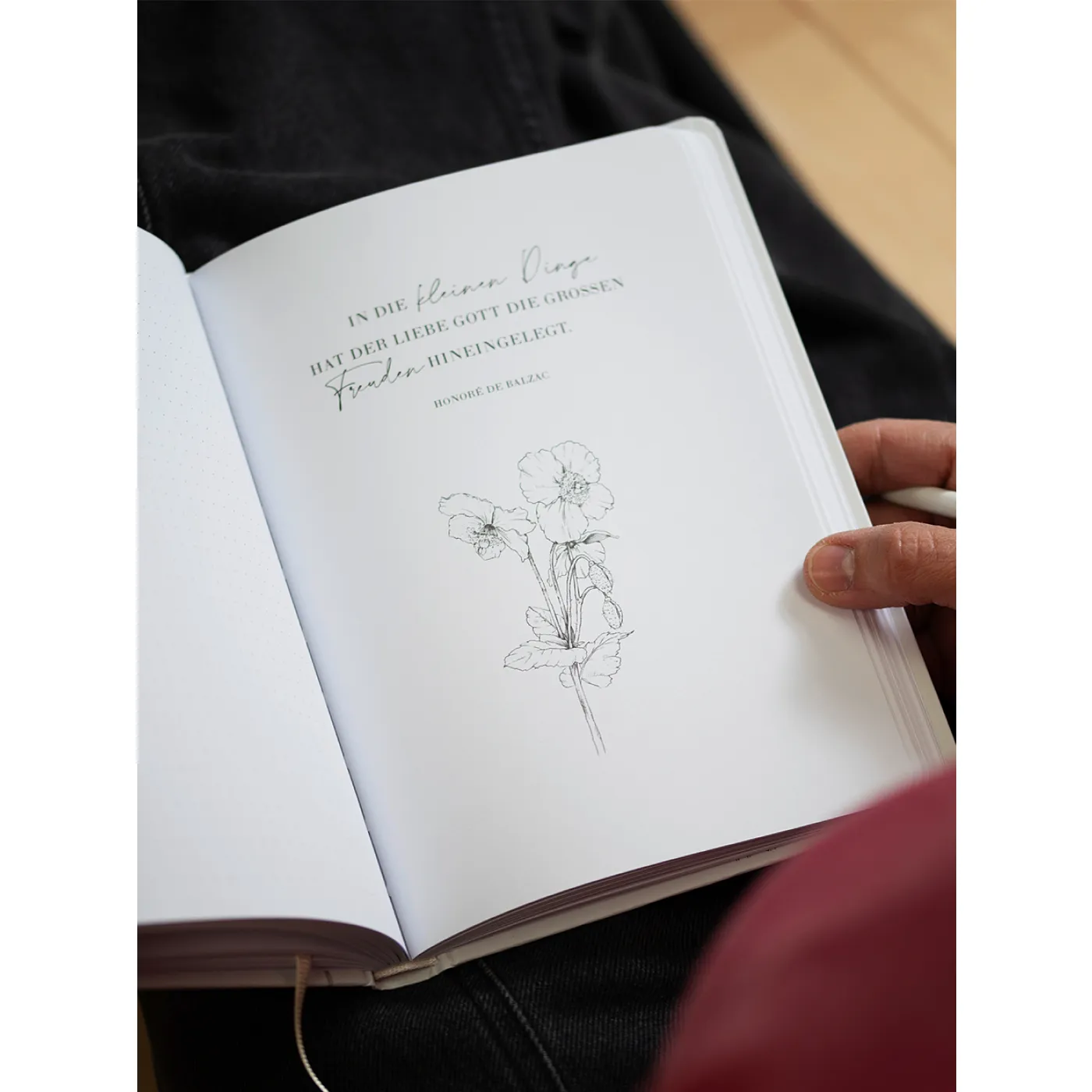 Notizbuch Ideen Wiese