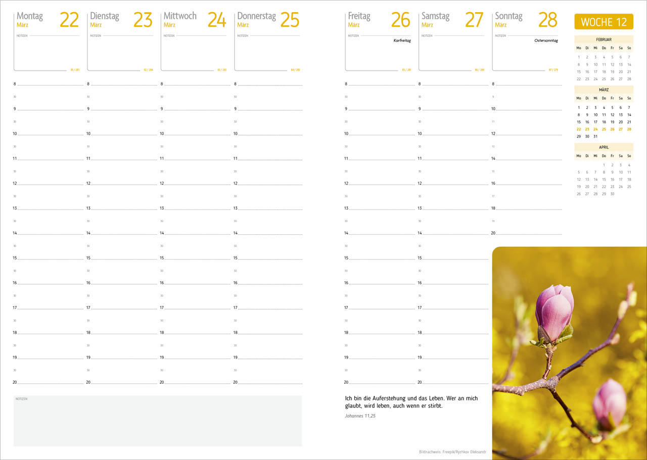 Agenda - Für jeden Tag 2027