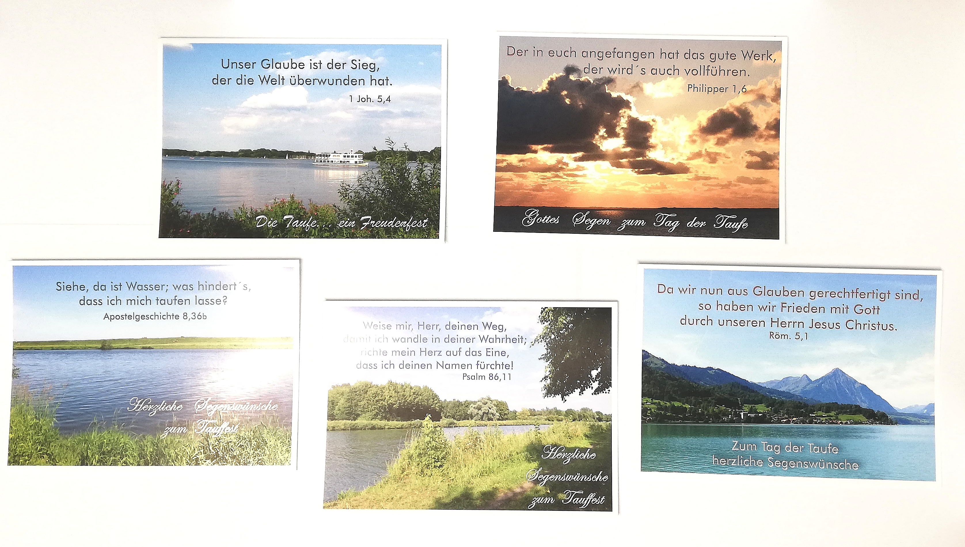 Doppelkarte zum Tauffest - Set Doppelkarte zum Tauffest - Set