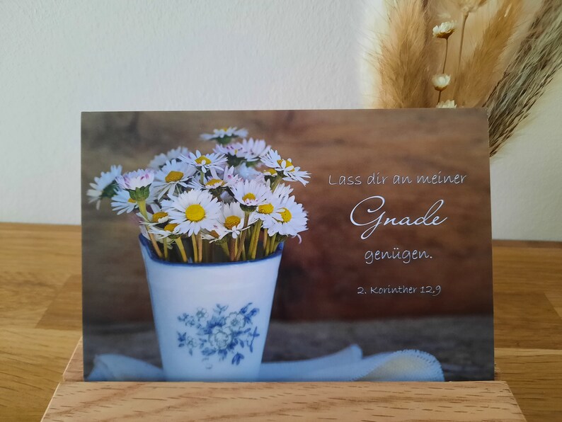 Postkarte - Lass dir an meiner Gnade genügen Postkarte - Lass dir an meiner Gnade genügen