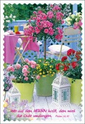 Mini-SP Balkon mit Blumen
